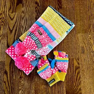 Matilda Jane scarf and mitten/gloves
